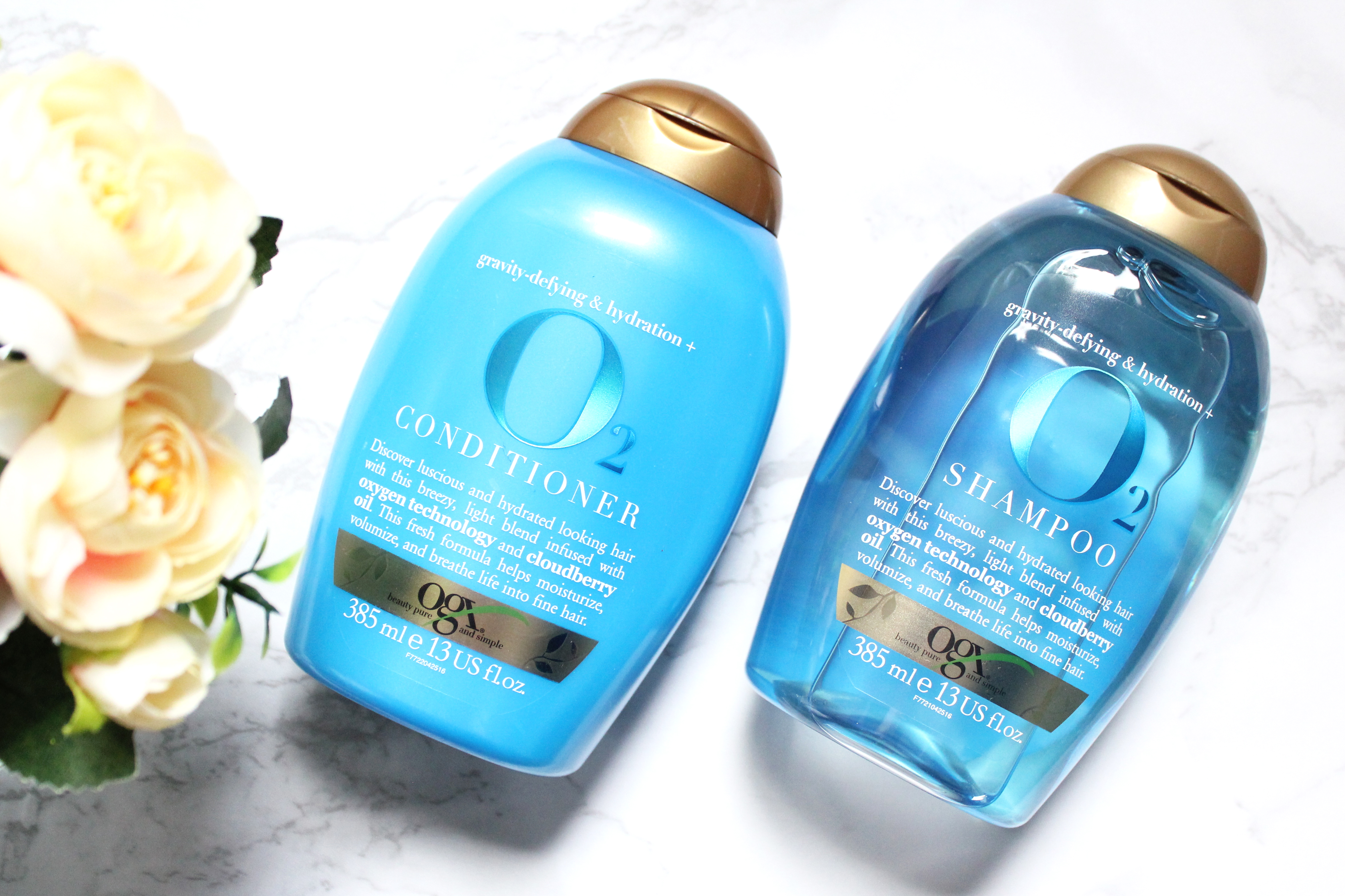 ogx o2 shampoo en conditioner review
