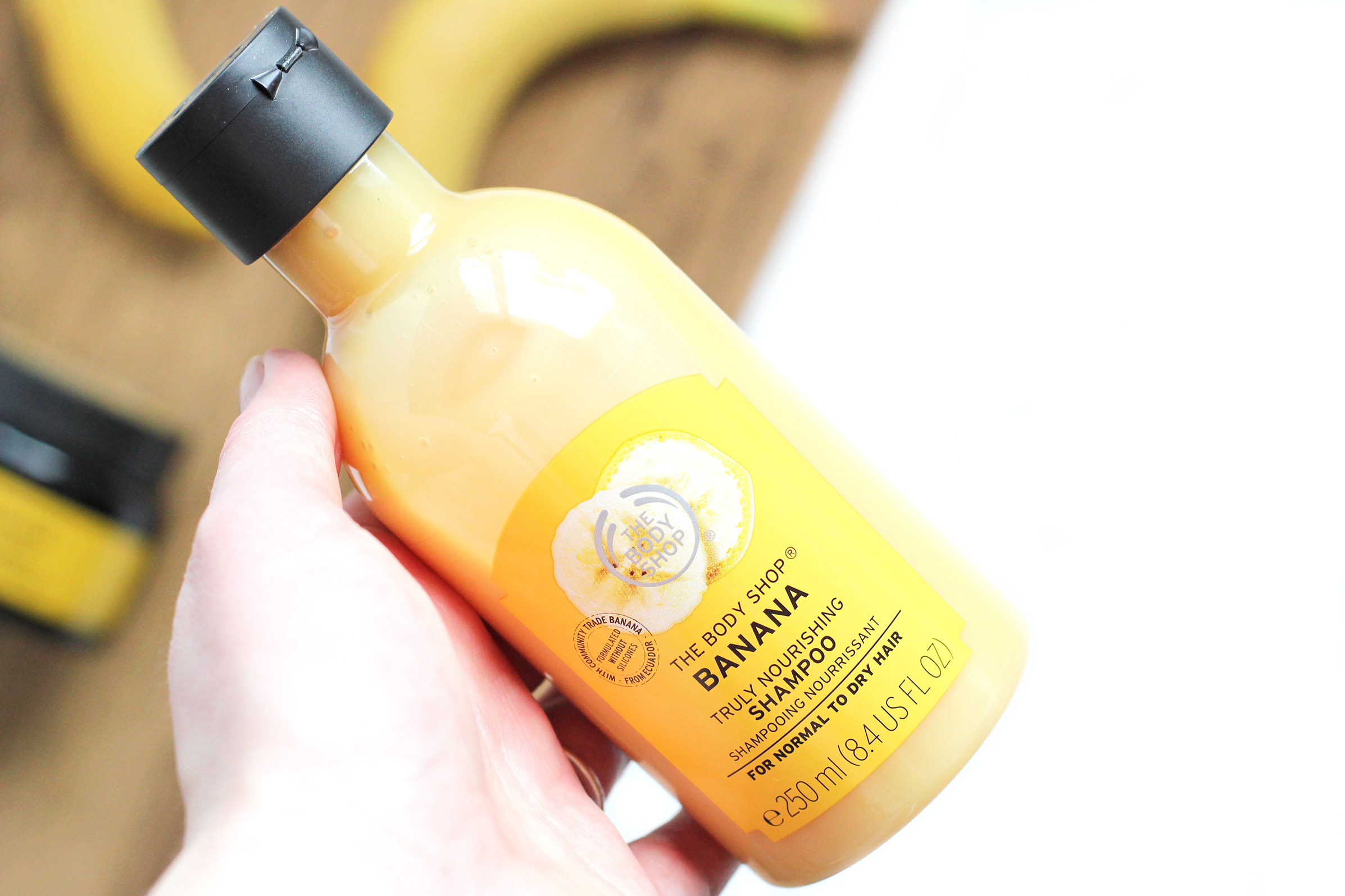 the body shop bananen shampoo review