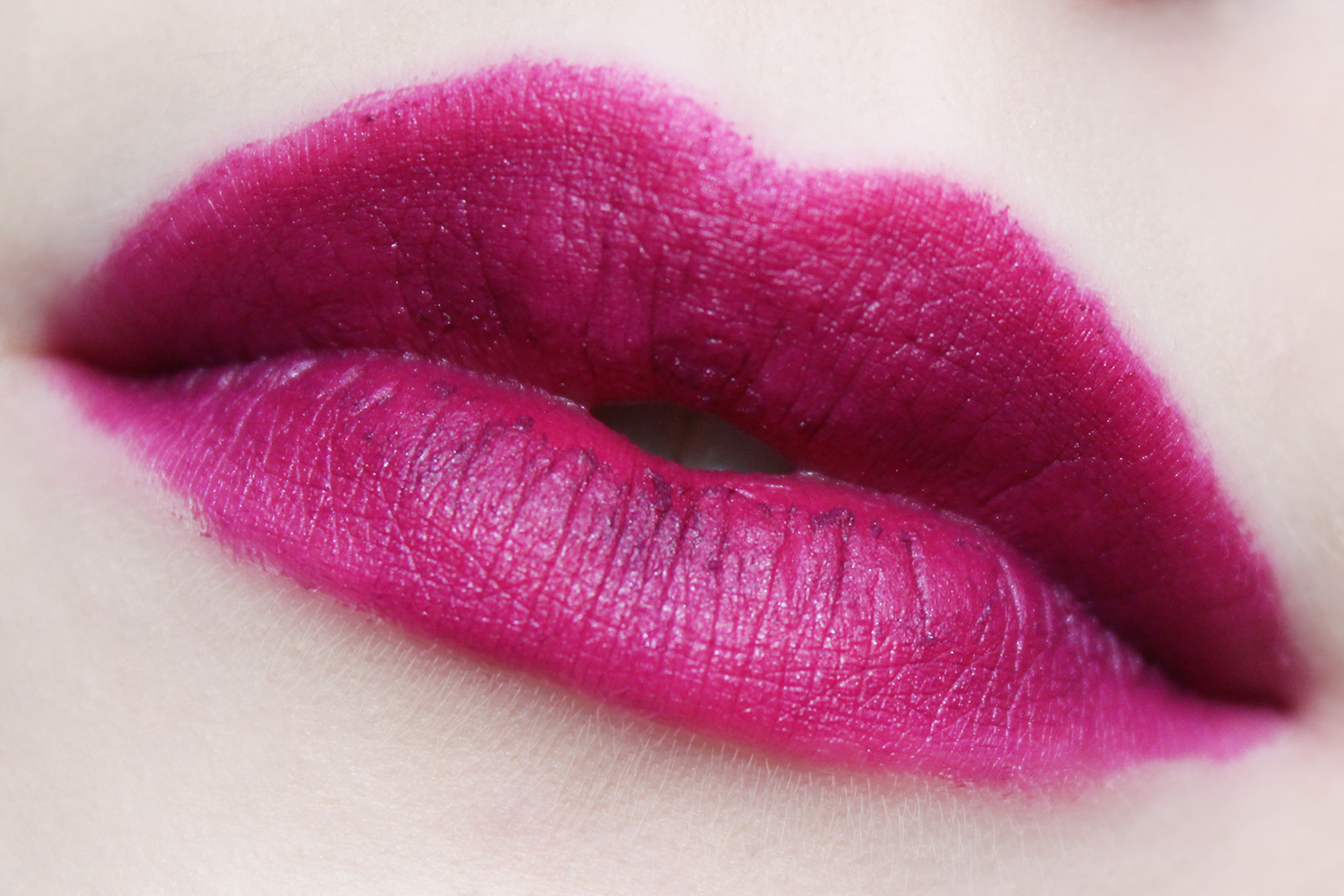make-up studio velvet raspberry swatch lipstick