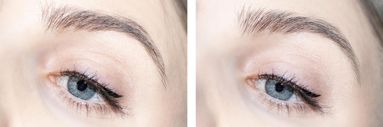 catrice brow gel before after 