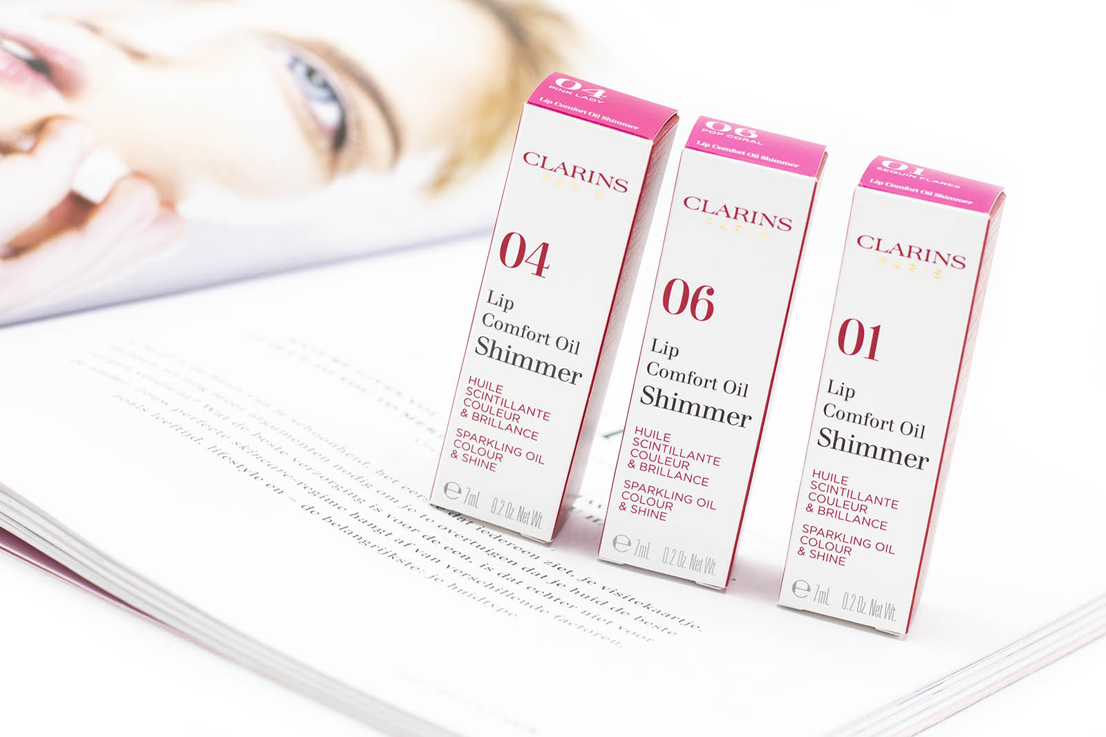 clarins lip comfort oil shimmer review